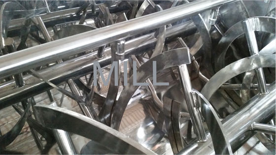 Αγορά 100-1000 kg/h οριζόντιος αναμίκτης μπλέντερ κορδελλών κουπιών μηχανών μίξης σκονών online manufacture