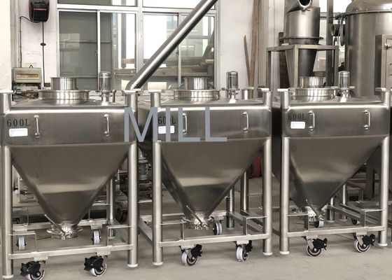 Αγορά Κενός μεταφορέας δοχείων σκονών IBC κενός κινητός για το ανοξείδωτο μπλέντερ δοχείων σκονών online manufacture