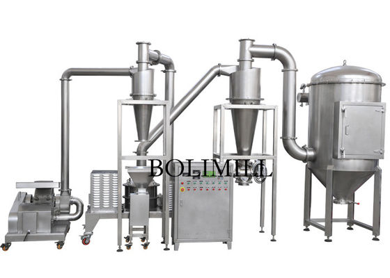Μηχανή μύλων σκονών φύλλων 2000kg/h χορταριών με το χονδροειδή θραυστήρα