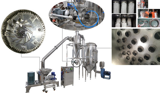 Ξηρά μηχανή μύλων μανιόκων σκονών 2000rpm 10mm